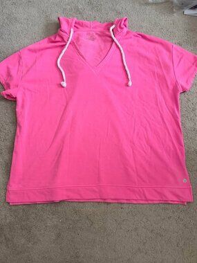 Hot pink swim cover up
